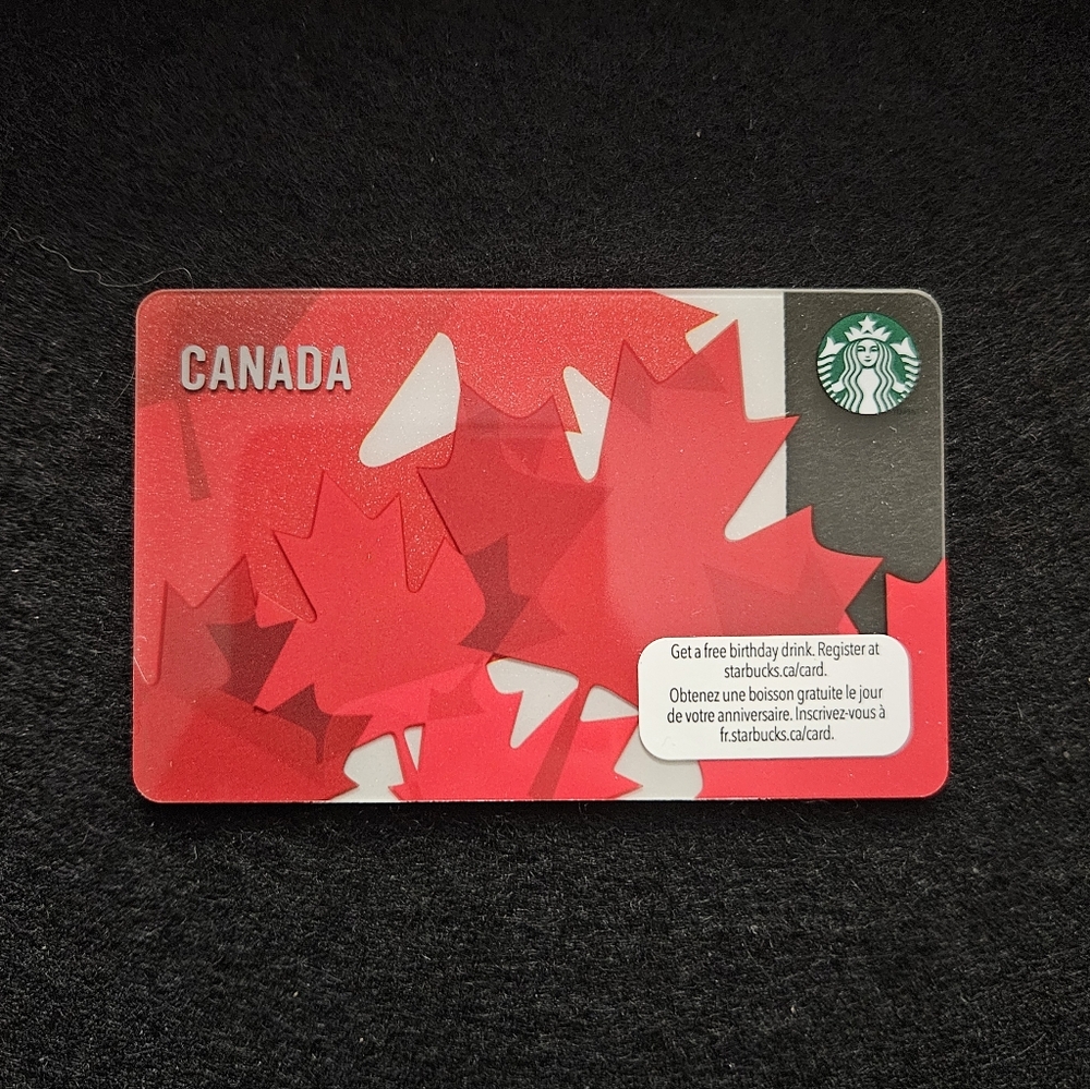 Starbucks Card - Canada 2012 - Plastic